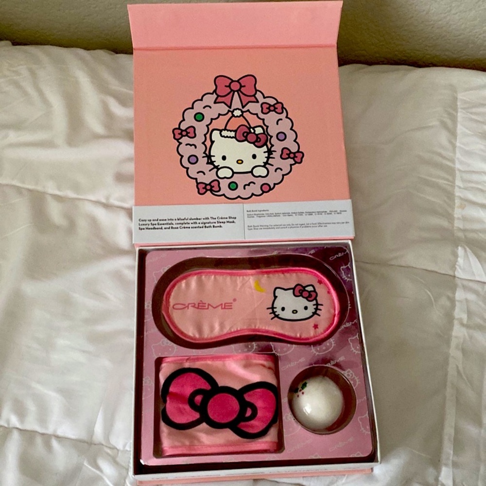 hello kitty spa set